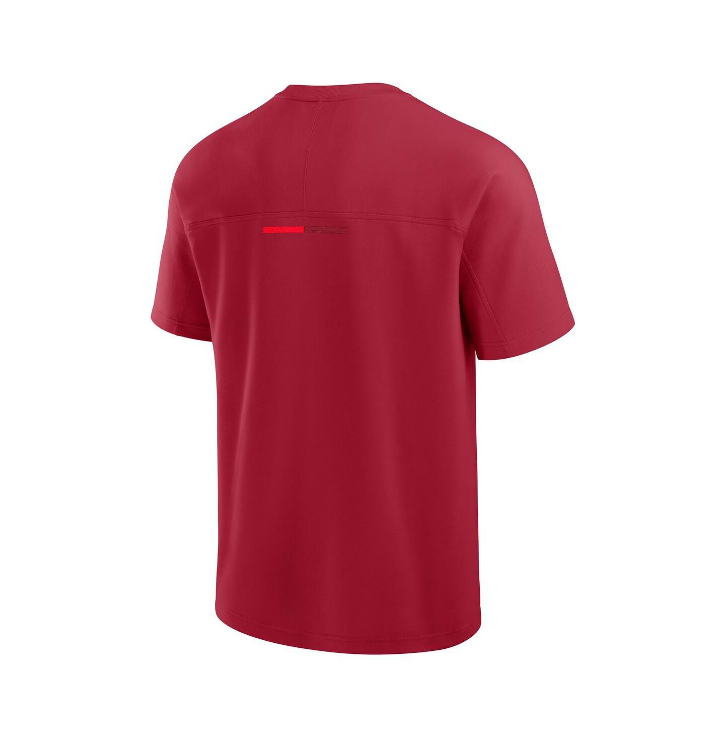Мужская футболка Fanatics Crimson Oklahoma Sooners Flex Tri-Blend — фото 3
