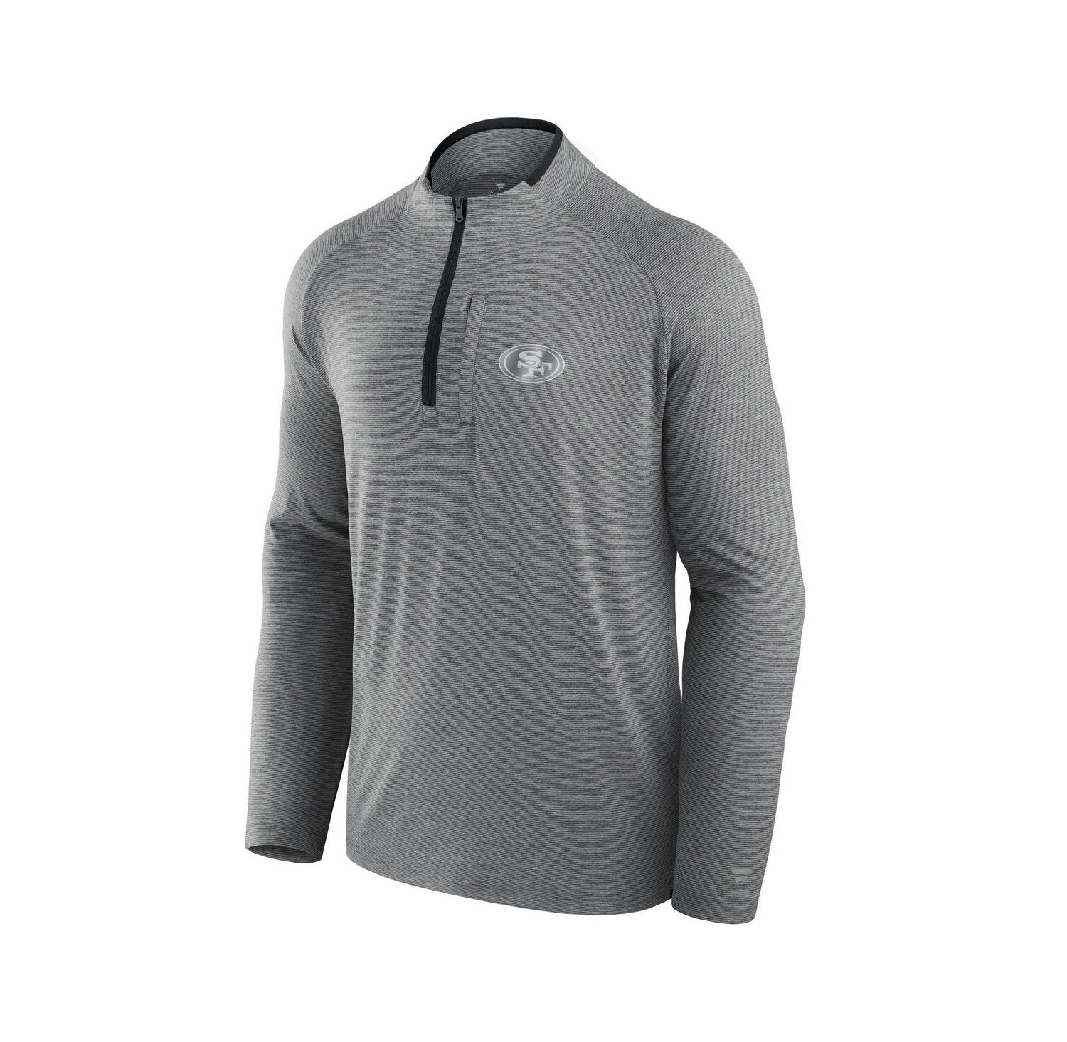 Men's and Women's Charcoal San Francisco 49ers Front Office Performance Primary Quarter-Zip Jacket