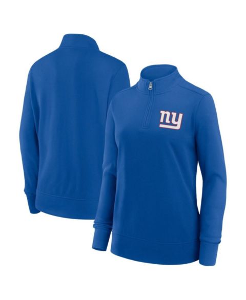 Женские куртки Logo Athletic Women's Royal New York Giants Velocity Quarter-Zip Jacket