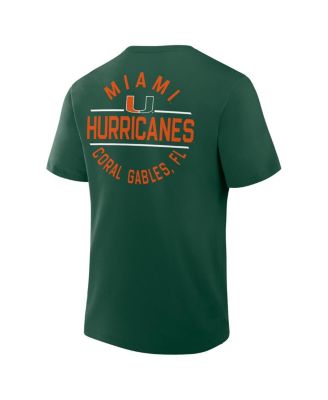 Men's Green Miami Hurricanes Fastbreak T-Shirt