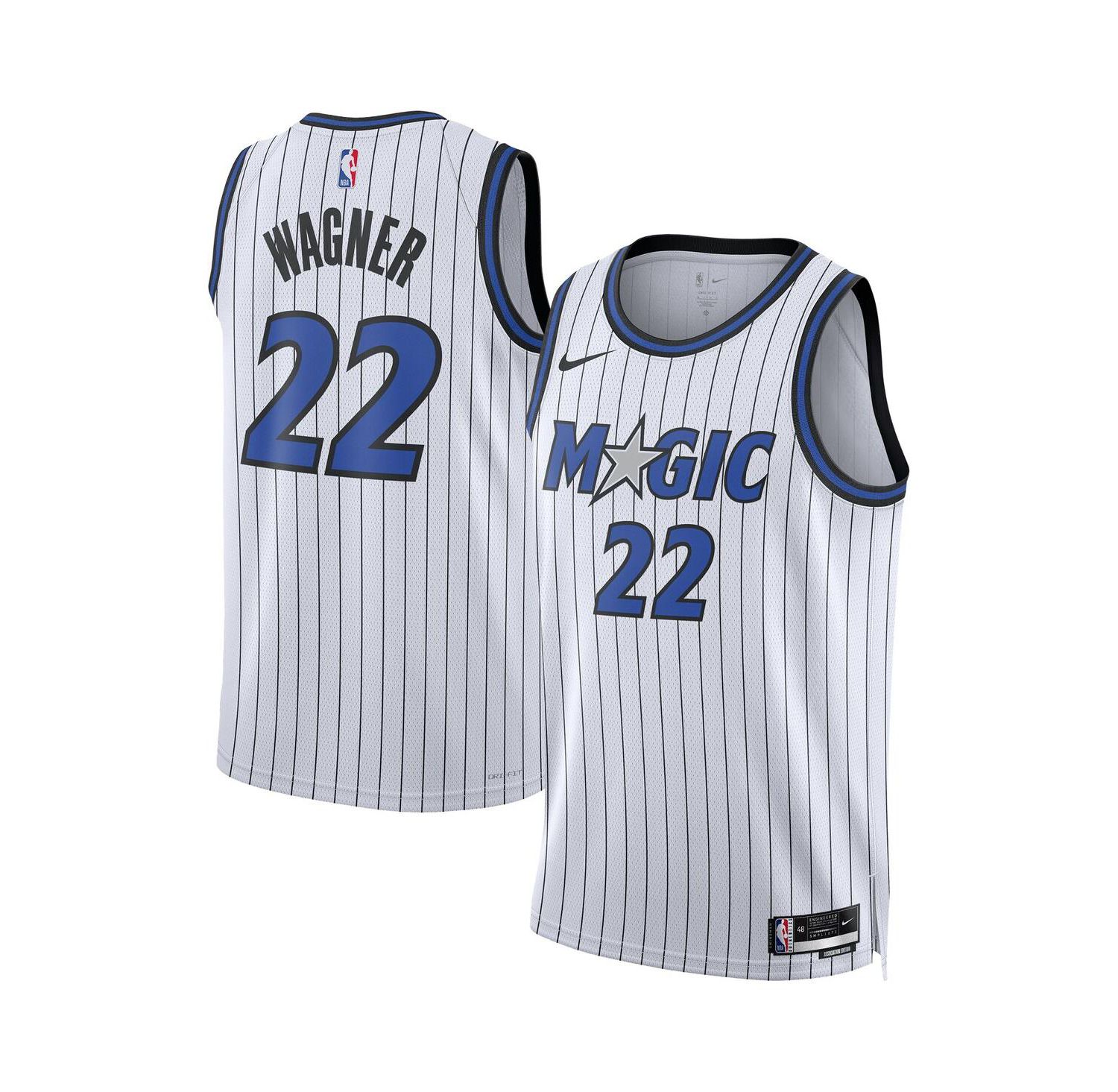 Men's and Women's Franz Wagner White Orlando Magic Swingman Player Jersey