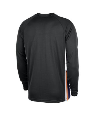Men's Black Phoenix Suns 2025/26 Authentic Pre-Game Legend Dri-FIT Long Sleeve Shooting Shirt