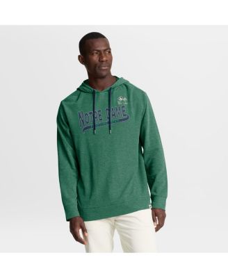 Fanatics - Men's Green Notre Dame Fighting Irish Hometown Premium Huddle Up Long Sleeve Hoodie T-Shirt