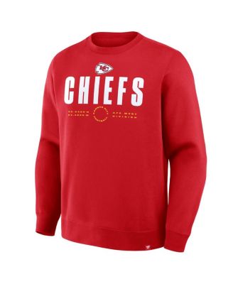 Men's Red Kansas City Chiefs Direct Handoff Legacy Pullover Sweatshirt