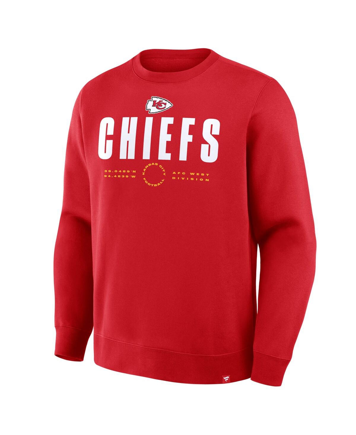 Fanatics Men's Red Kansas City Chiefs Direct Handoff Legacy Pullover Sweatshirt
