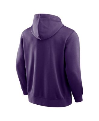 Men's Purple Baltimore Ravens New Horizons Heritage Pullover Hoodie