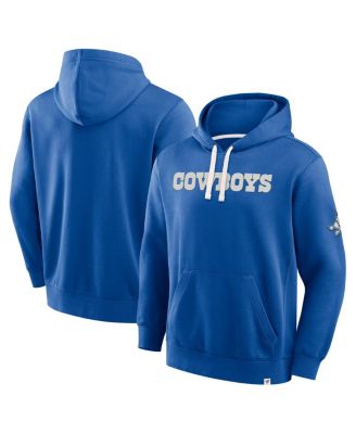 Men's Royal Dallas Cowboys New Horizons Heritage Pullover Hoodie