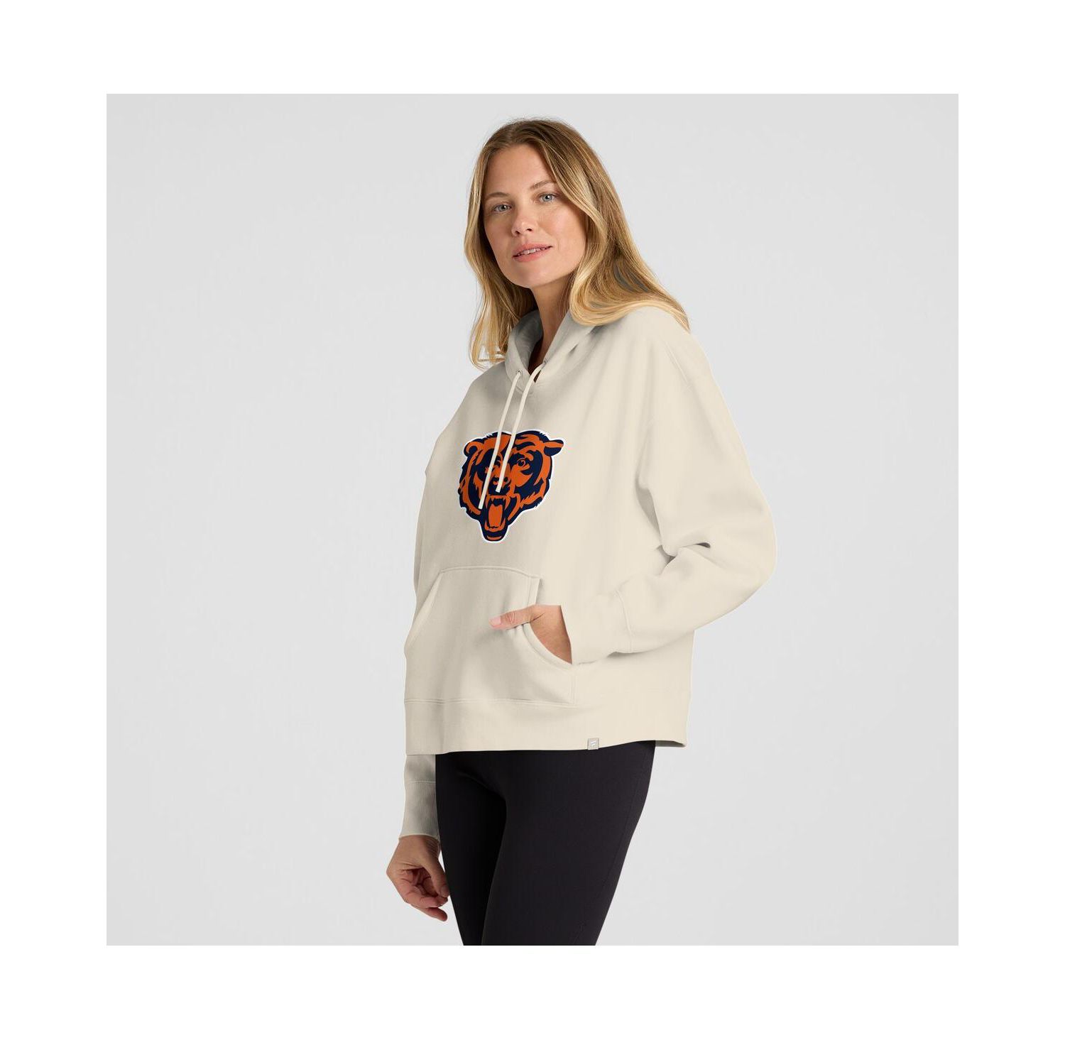 Women's Cream Chicago Bears Dove Legacy Pullover Hoodie