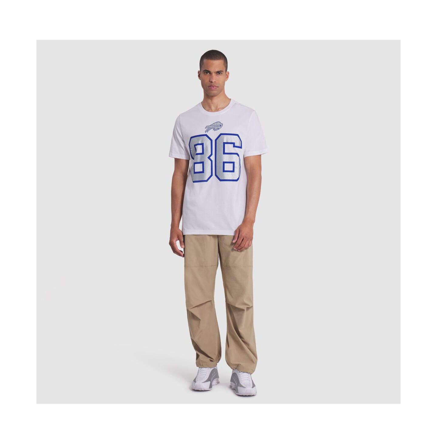 Мужская футболка Nike Dalton Kincaid White Buffalo Bills 2025 Rivalries Collection Player Name & Number — фото 3