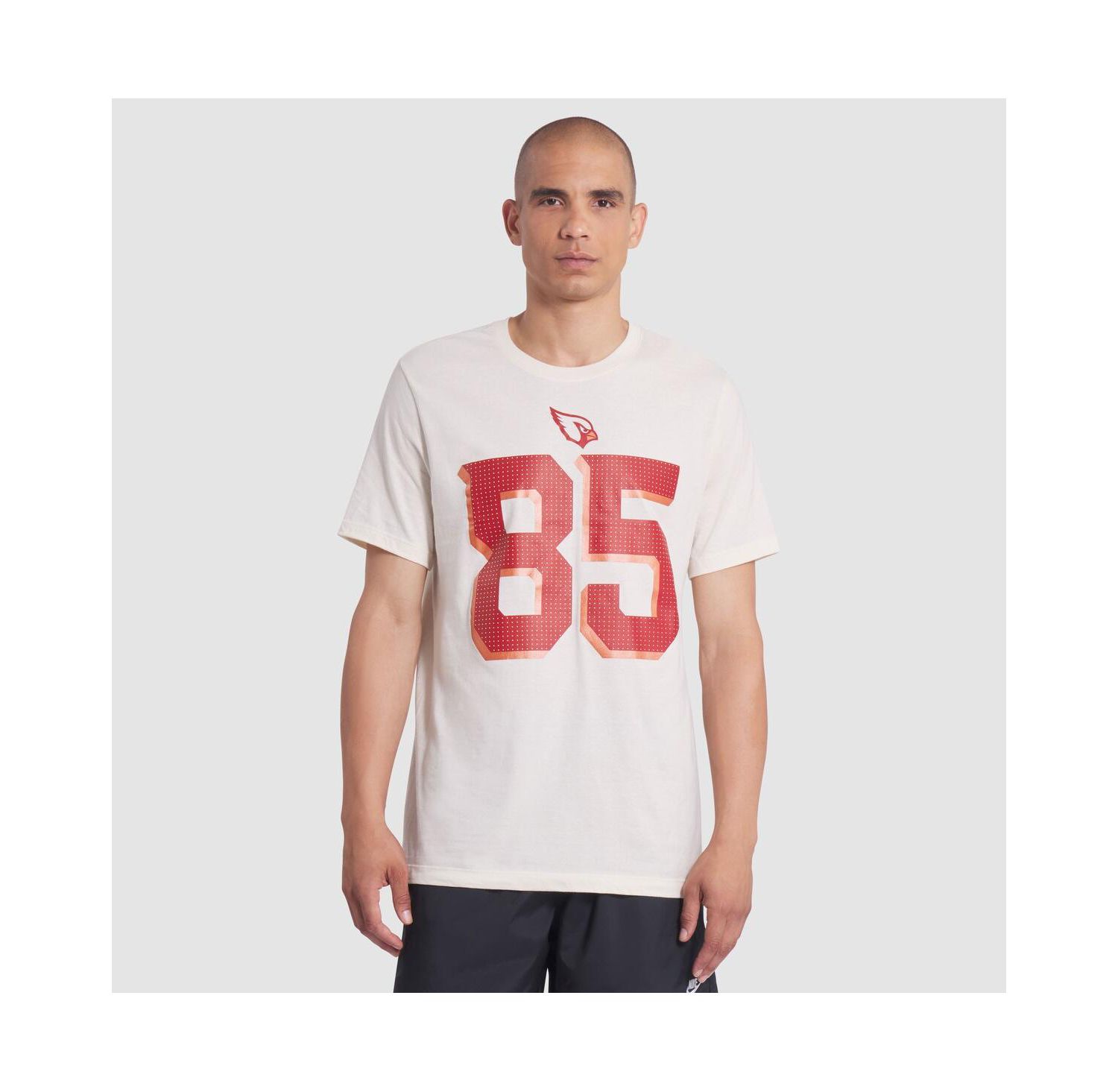 Men's Trey McBride Natural Arizona Cardinals 2025 Rivalries Collection Player Name & Number T-Shirt