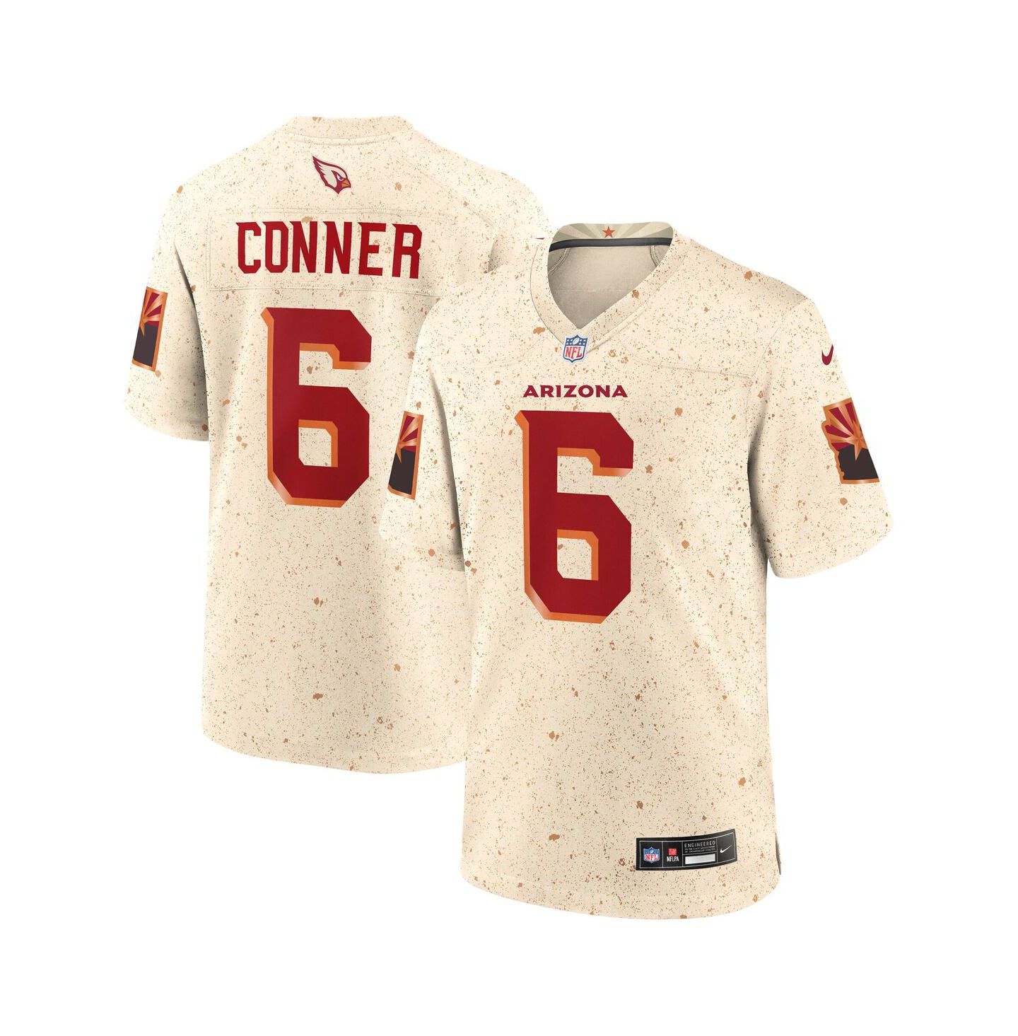 Мужской топ Nike James Conner Natural Arizona Cardinals 2025 Rivalries Collection Game Jersey — фото 1