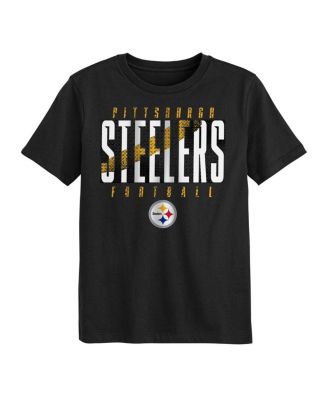 Preschool Black Pittsburgh Steelers Posterize T-Shirt