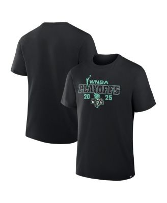 Fanatics - Men's and Women's Black New York Liberty 2025 WNBA Playoffs T-Shirt