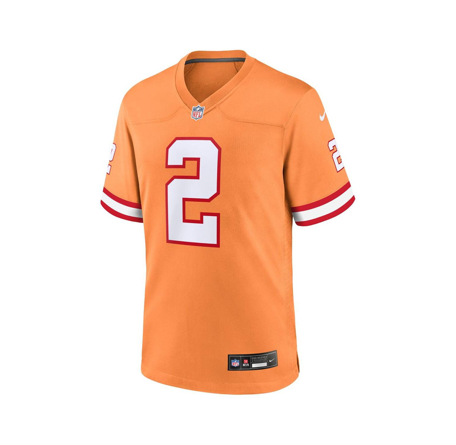 Men's Emeka Egbuka Creamsicle Tampa Bay Buccaneers Alternate 2 Game Jersey