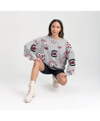 Women's Gray South Carolina Gamecocks Always on Repeat Fleece Sweatshirt