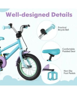 12 Inch Kids Bike with Adjustable Handlebar and Saddle