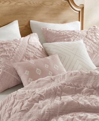 Mona Sculpted Jacquard 5-Pc. Comforter Set, Full/Queen