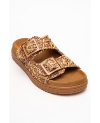 Milana Leather Double Strap Sandal (Women)