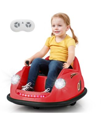 12V Electric Kids Bumper Car with Remote Control and Spinning Fun