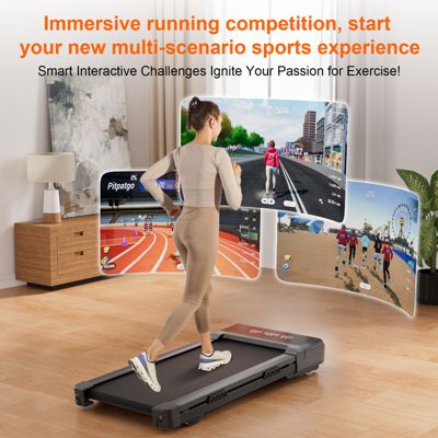 Superun Z10 12% Auto Incline Smart Walking Pad Treadmill with remote control