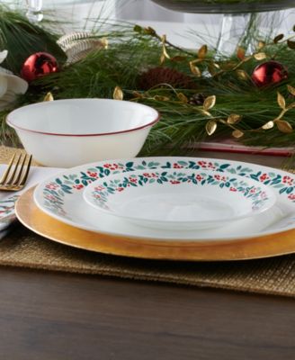 Be Merry 18 Pc. Dinnerware Set, Service For 6