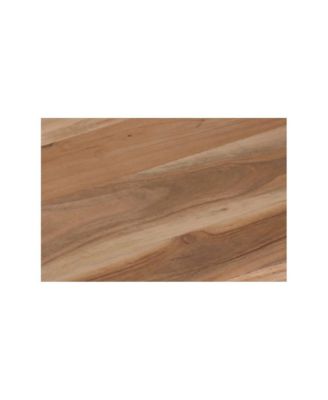 Portola Solid Acacia Wood Console Table, Natural