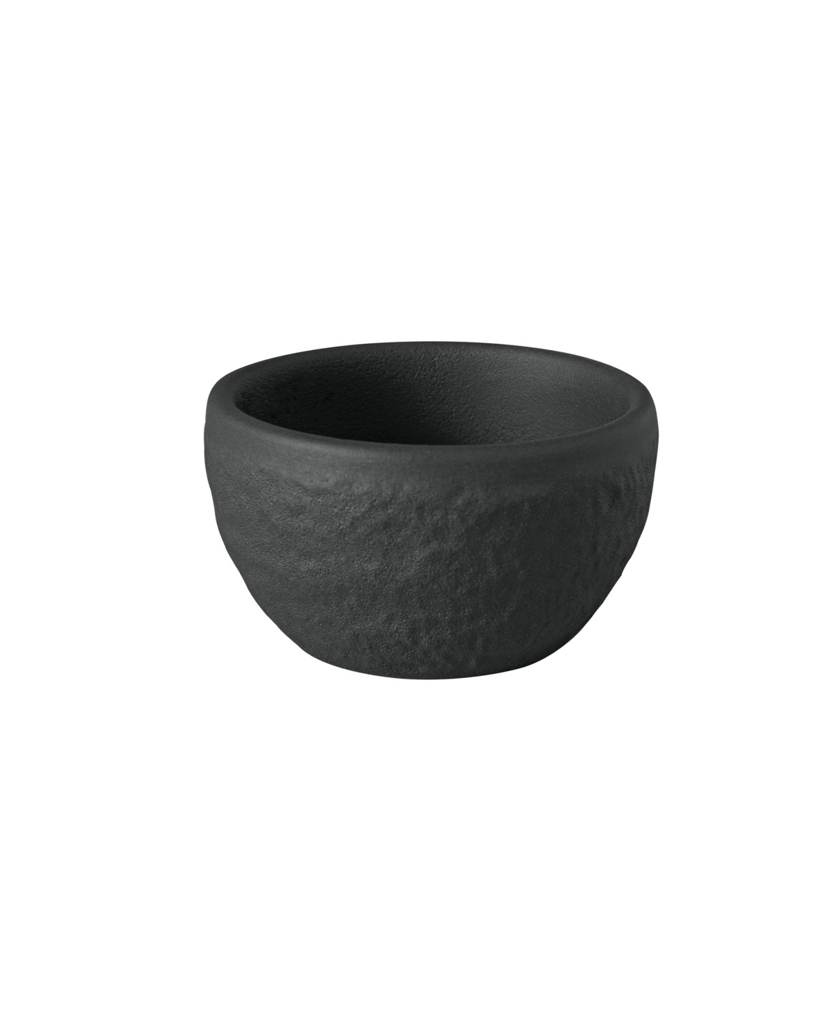 Villeroy & Boch Manufacture Rock Salt And Pepper Cellars, Set Of 6 In Black