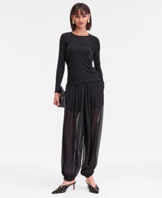 Women's Long-Sleeve Layering Top, Macy's Exclusive