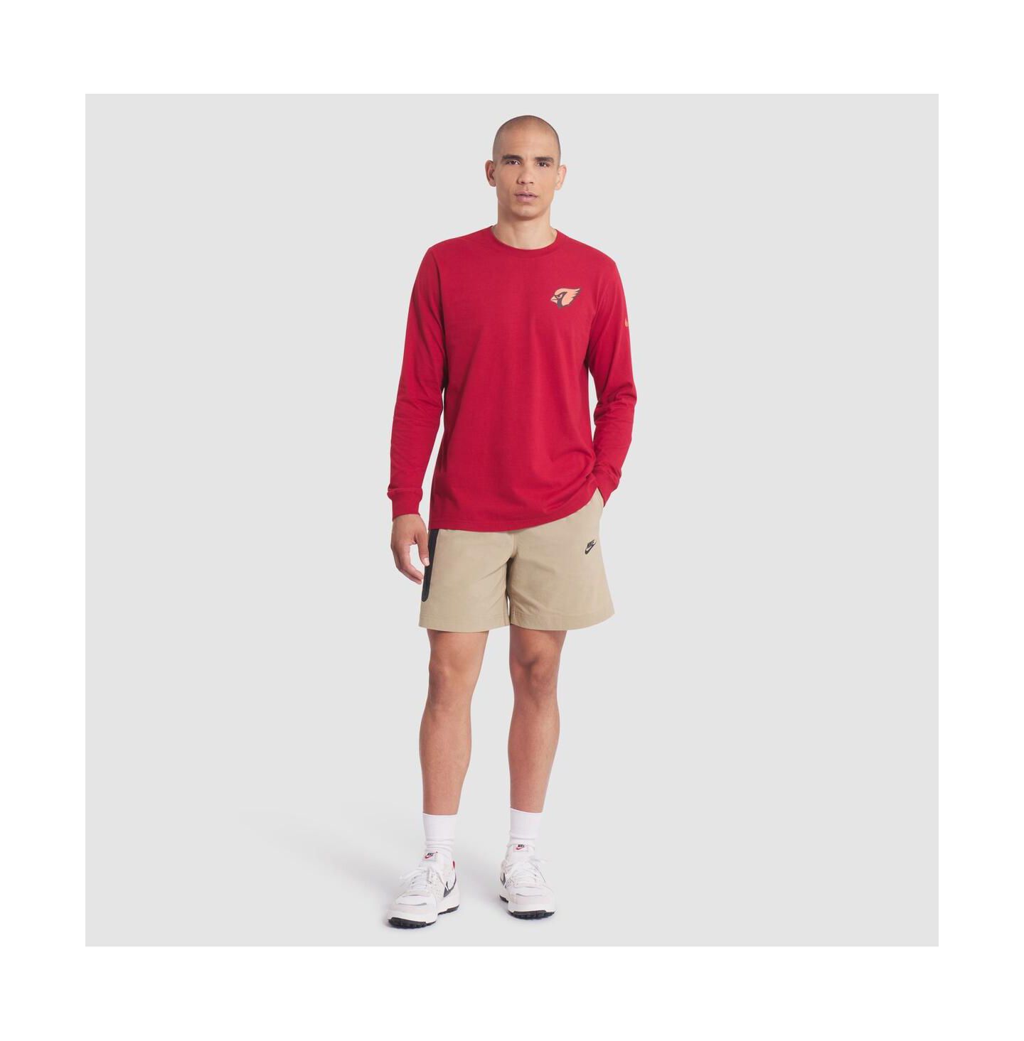 Мужская футболка Nike Red Arizona Cardinals 2025 Rivalries Collection Essential Long Sleeve — фото 3