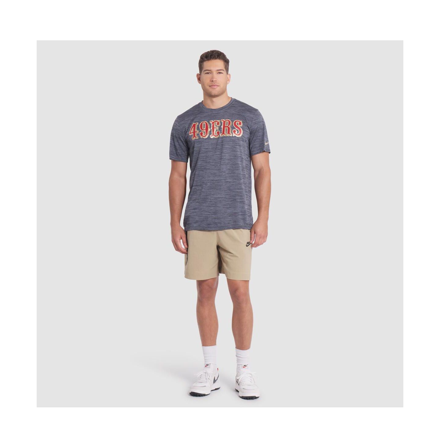 Мужская футболка Nike San Francisco 49ers 2025 Rivalries Sideline Velocity Dri-FIT, Black — фото 3