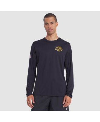 Nike - Men's Midnight Blue Los Angeles Rams 2025 Rivalries Collection Sideline Legend Dri-FIT Long Sleeve T-Shirt