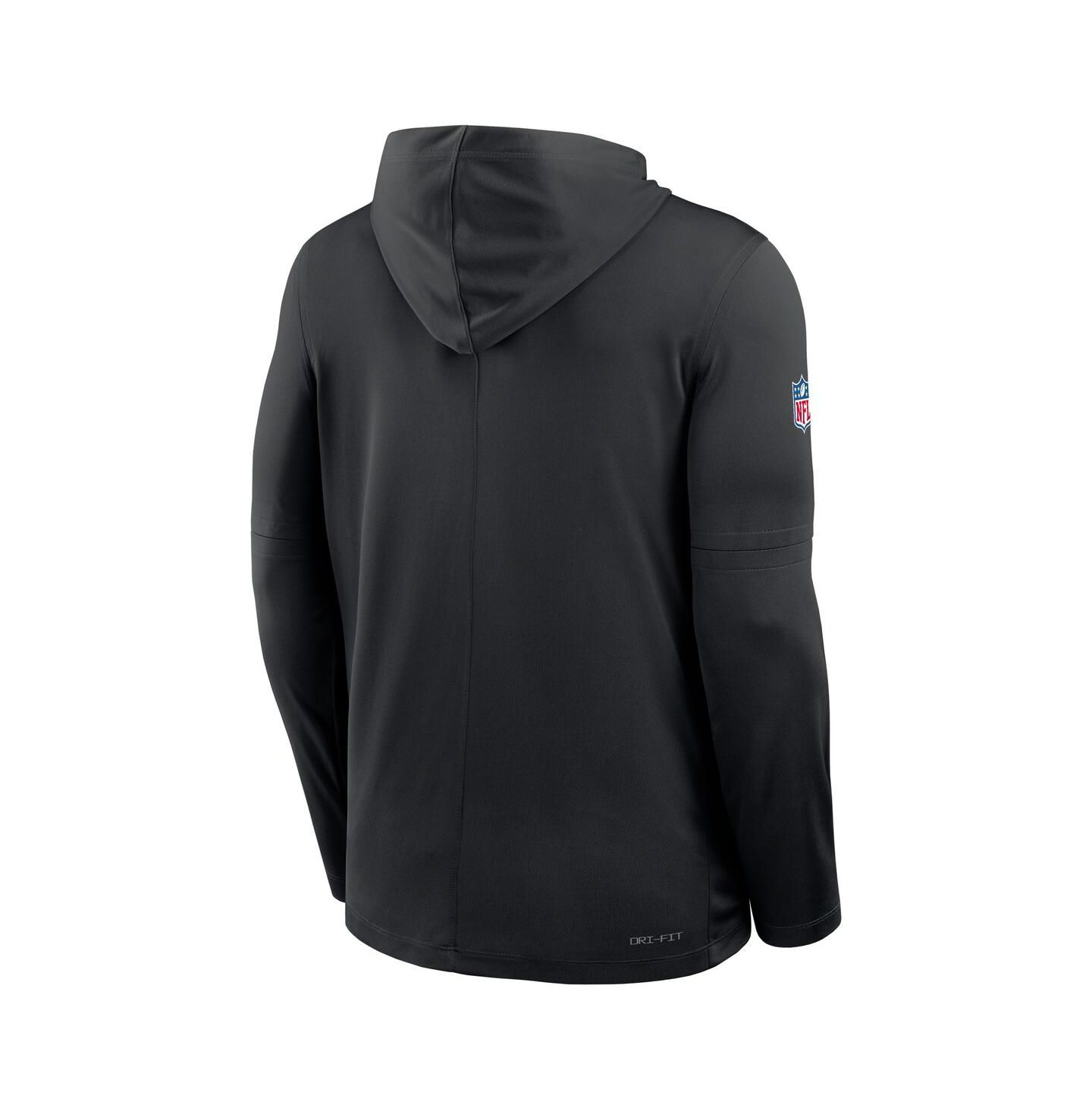 Мужское худи Nike Black New York Jets 2025 Rivalries Collection Sideline Dri-FIT Long Sleeve T-Shirt — фото 3
