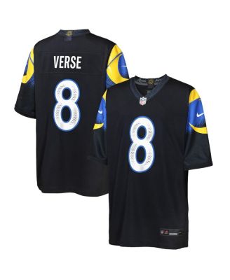 Nike - Big Boys and Girls Jared Verse Midnight Blue Los Angeles Rams 2025 Rivalries Collection Game Jersey