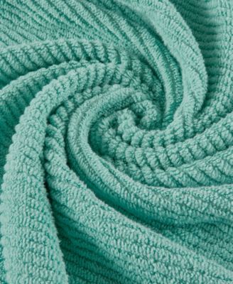Diagonal Ribbed Cotton 6-Pc. Towel Set