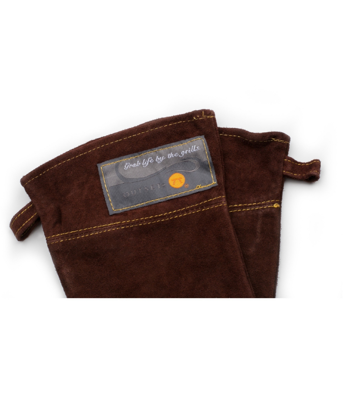 Outset Leather Grill Gloves, Set Of 2 In Brown