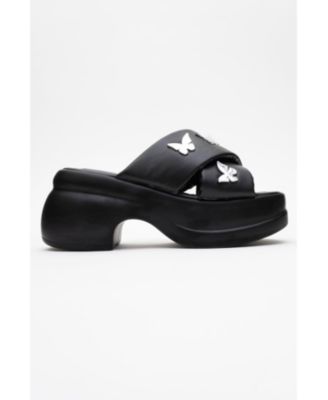 Force Butterfly-Buckle Platform Sandal (Women)