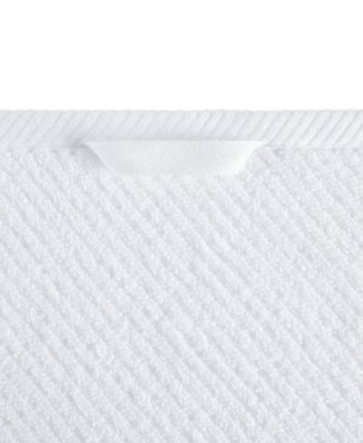 Diagonal Ribbed Cotton 4-Pc. Hand Towel Set