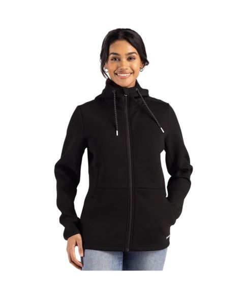 Женские куртки Cutter & Buck Women's Cutter and Buck Roam Epic Comfort Recycled Full Zip Hooded Jacket