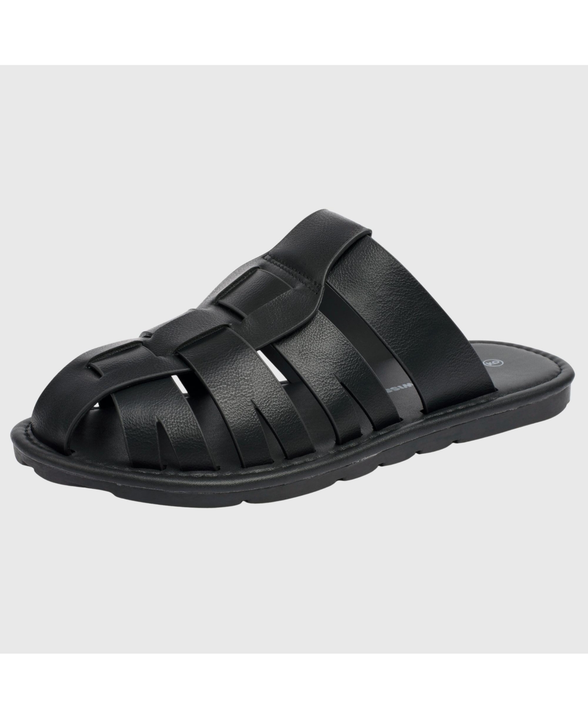 Alpine Swiss Men's Marlin Fisherman Slide Sandals Faux Leather Dressy