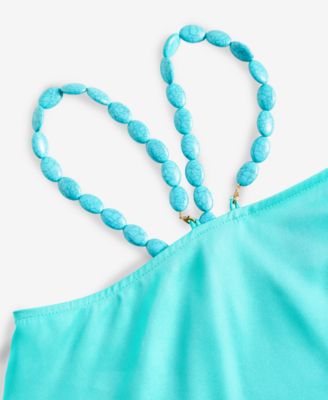 Women's Asymmetric Beaded-Strap Top, Exclusively at Macy's