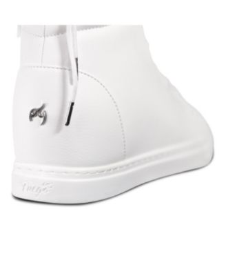 Kids White Wedge Sneaker