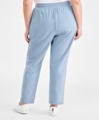 Plus Size Knit Pull-On Pants