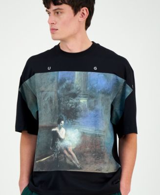 Men's Dabilo Oversized Short-Sleeve Crewneck Graphic T-Shirt