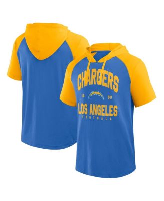 Logo Athletic - Men's Powder Blue Los Angeles Chargers Prime Hoodie T-Shirt
