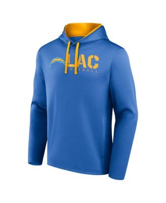 Men's Powder Blue Los Angeles Chargers Head Start Pullover Hoodie