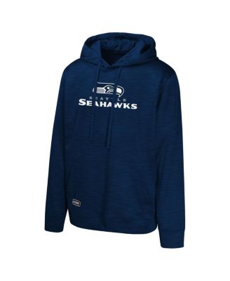 Men's College Navy Seattle Seahawks Streak Fleece Pullover Hoodie