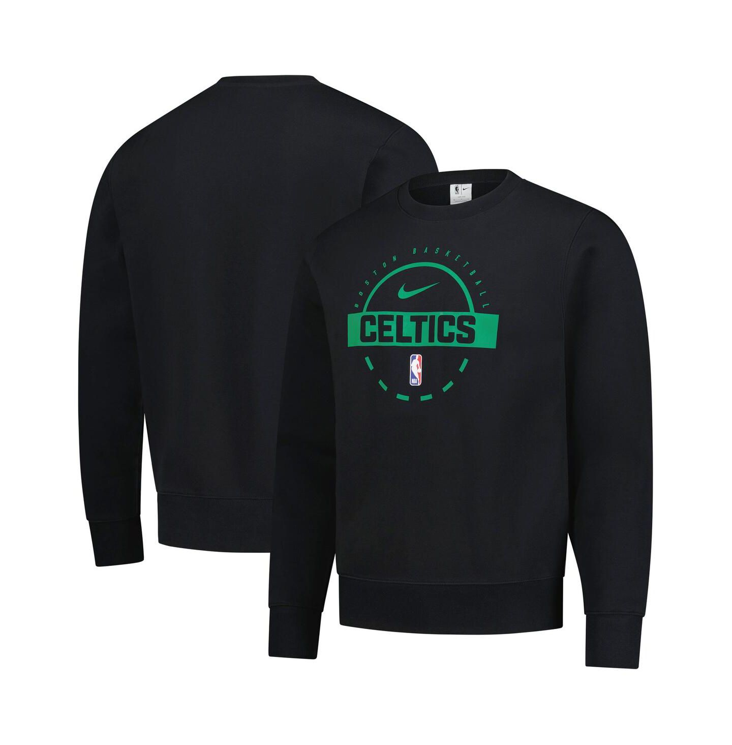 Мужская толстовка Nike Black Boston Celtics 2025/26 Authentic Practice Club — фото 1