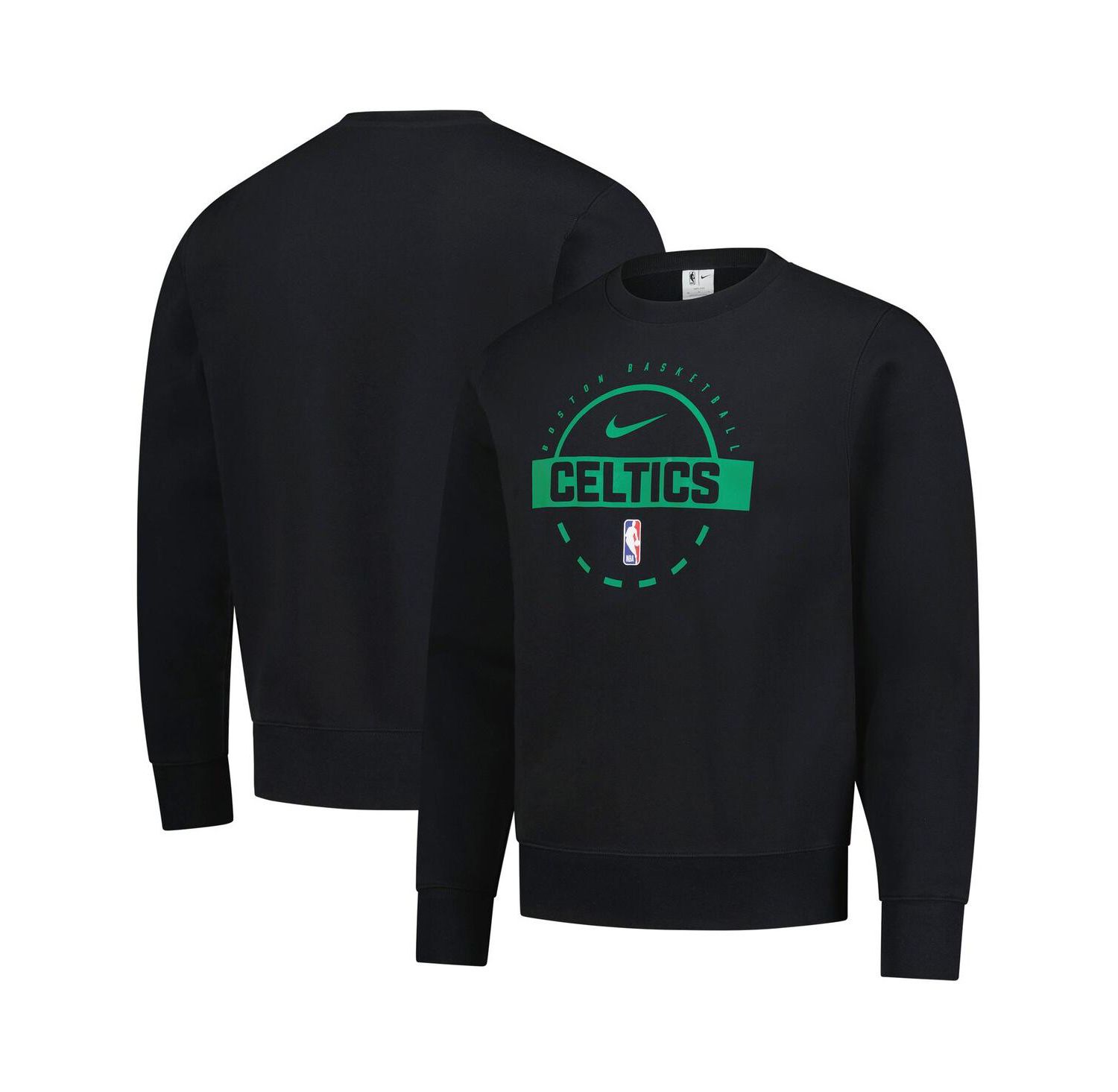 Men's Black Boston Celtics 2025/26 Authentic Practice Club Sweatshirt