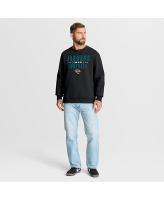 Men's Black Jacksonville Jaguars Powerful Throw Legacy Pullover Sweatshirt