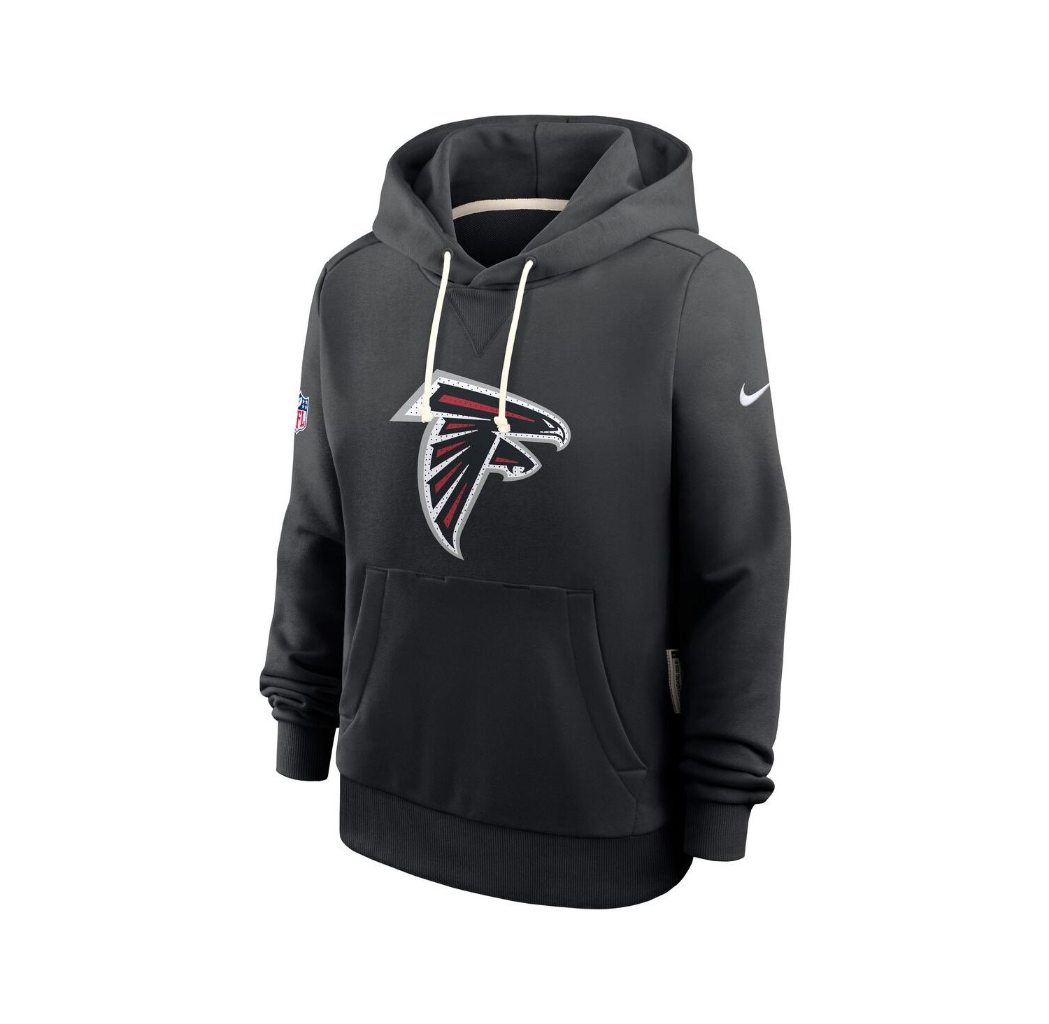 Women's Black Atlanta Falcons Sideline Standard Issue Initial Home Dri-FIT Hoodie